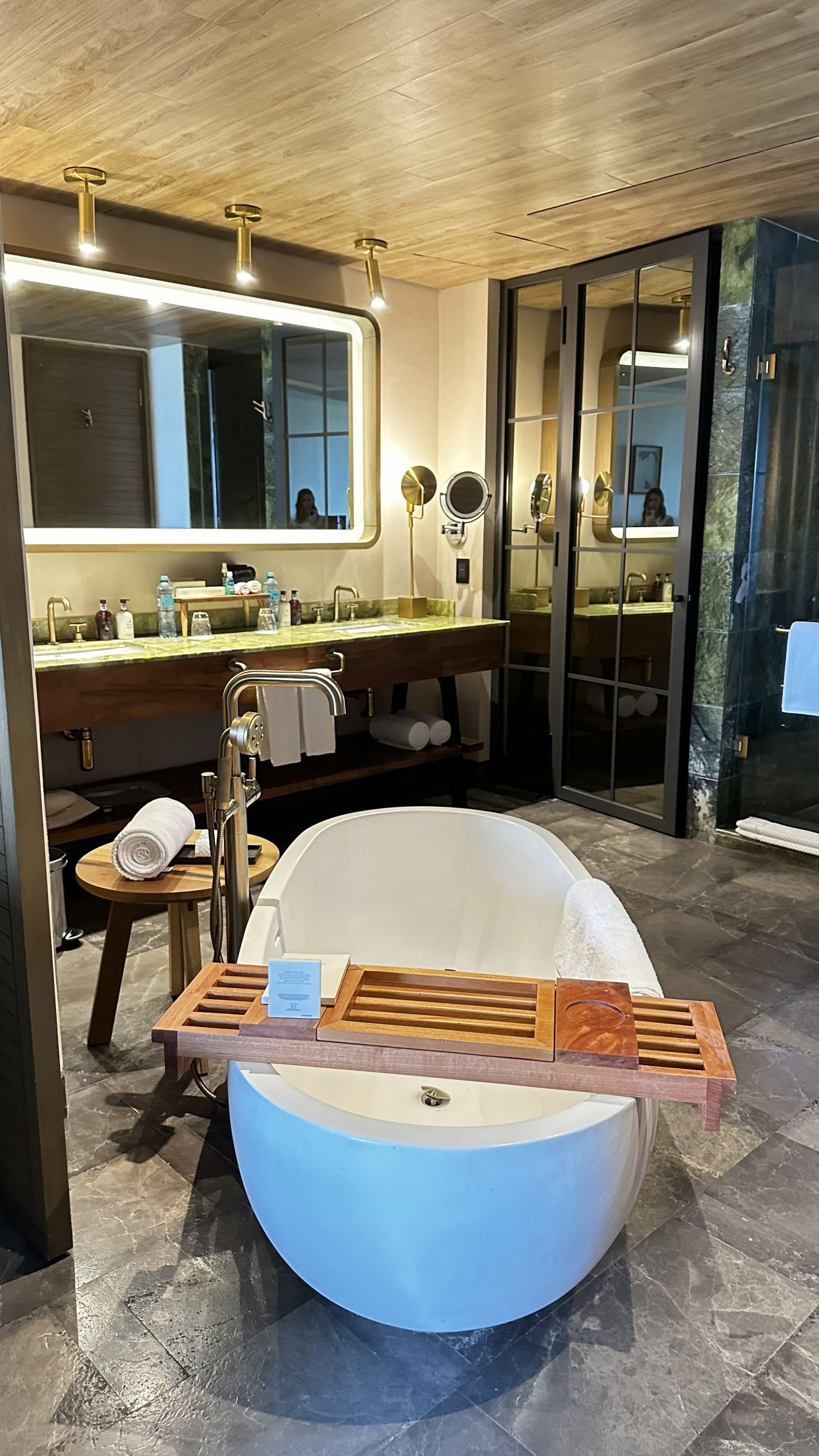 Bathtub at ATELIER Playa Mujeres in Mexico