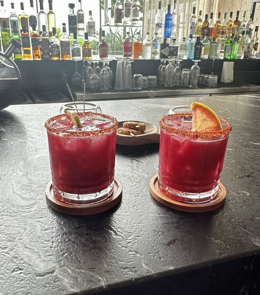 Cocktail from the Don Fernando Lobby Bar at Atelier Playa Mujeres