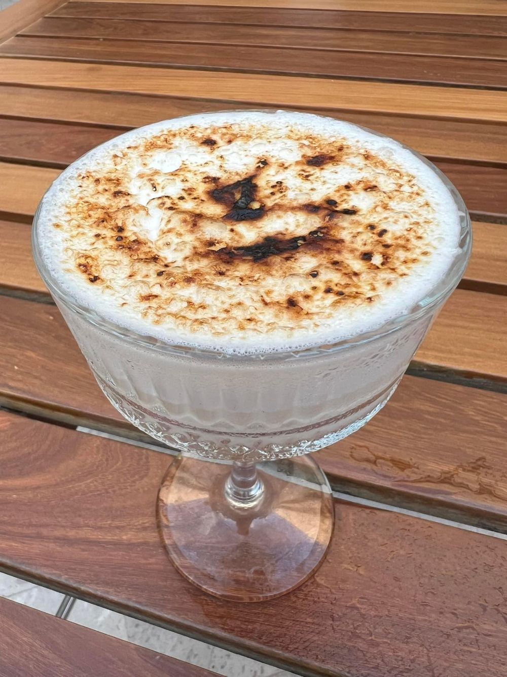 Crème Brûlée martini from Bar de la Calle at Atelier Playa Mujeres