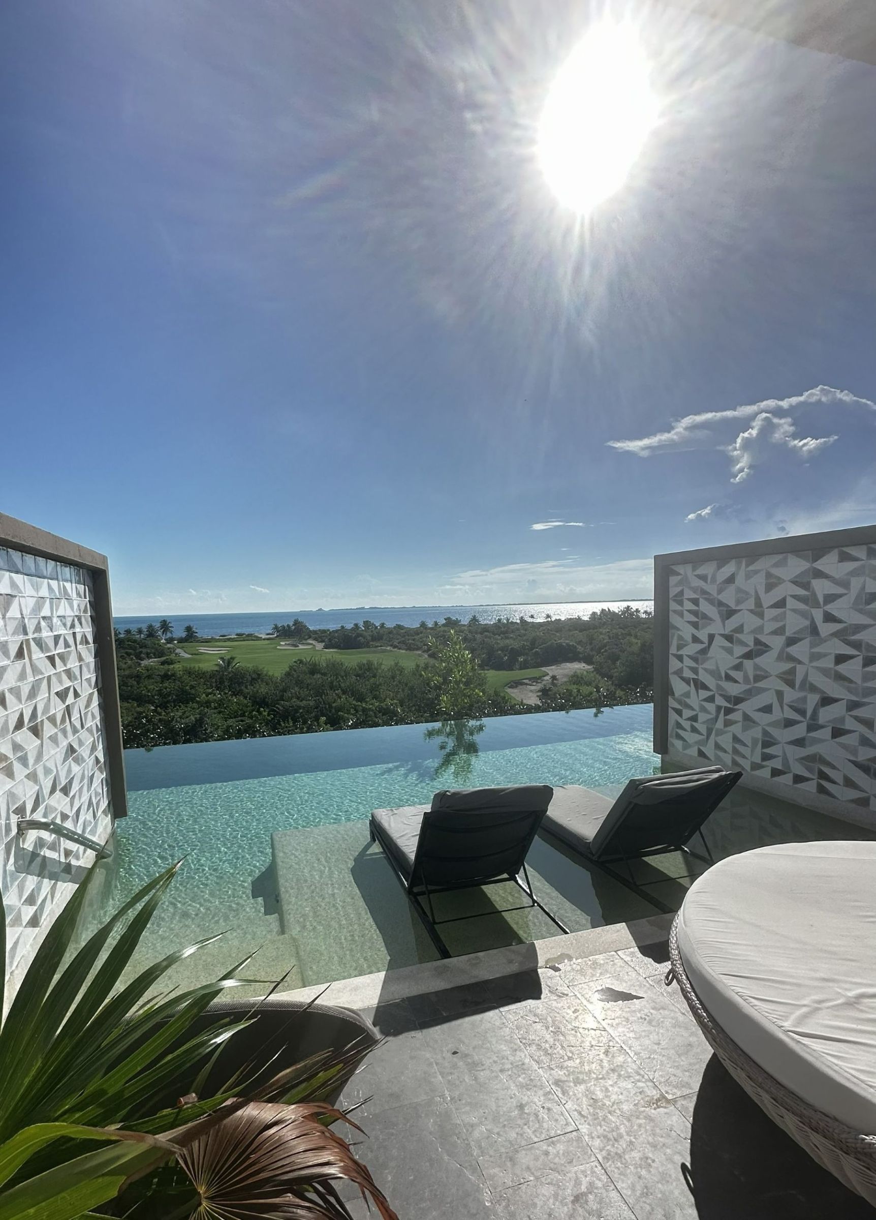 Ocean View Swim-Out Suite at ATELIER Playa Mujeres in Mexico