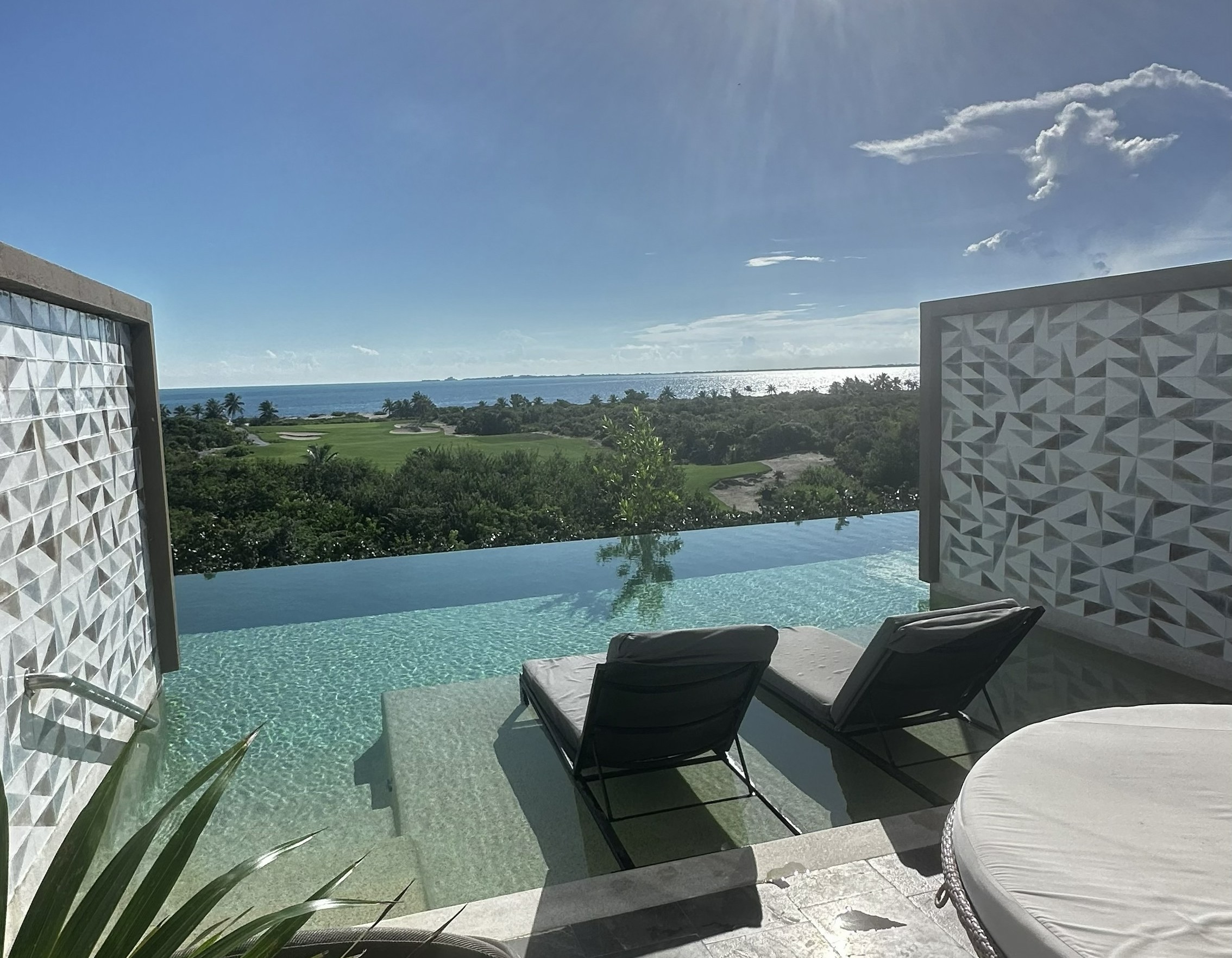 Ocean View Swim-Out Suite at ATELIER Playa Mujeres in Mexico